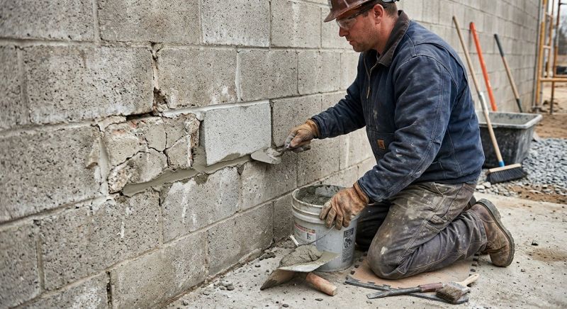 Block Wall Repair in Ellenwood, GA