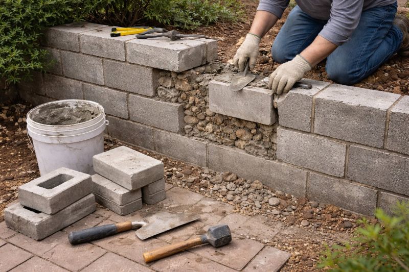 Block Wall Repair in Fairburn, GA