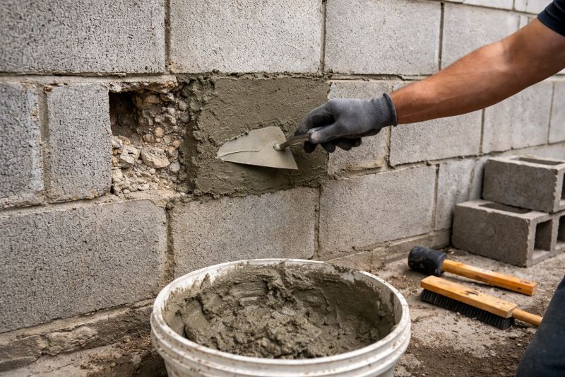 Block Wall Repair in Hampton, GA