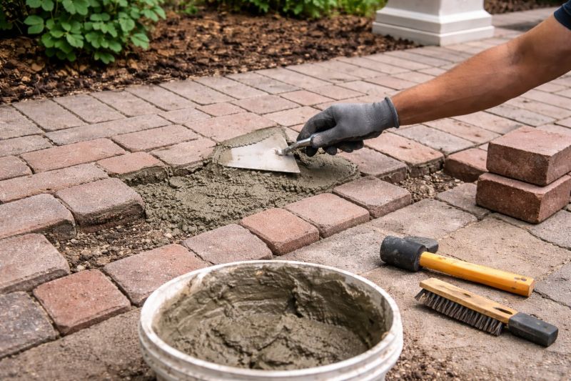 Brick Flatwork Repair in Ellenwood, GA