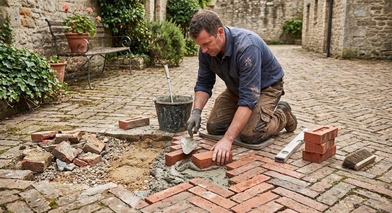Brick Flatwork Repair in Jonesboro, GA