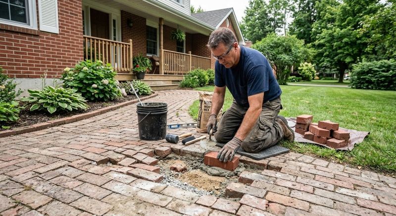 Brick Flatwork Repair in Newnan, GA