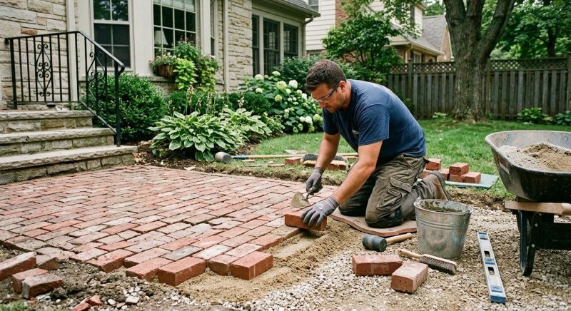 Brick Flatwork Repair in Senoia, GA