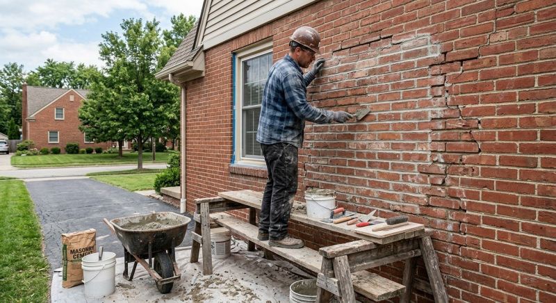 Brick Masonry Repair in Gay, GA