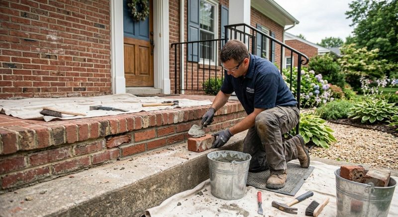 Brick Stairs Repair in Jonesboro, GA