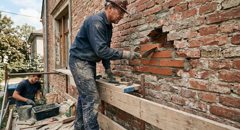 Brick Wall Repair in Fayette County, GA