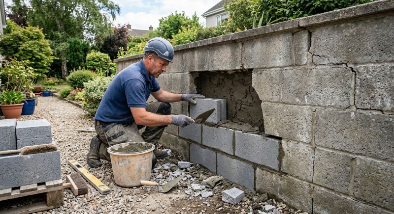 Concrete Block Repair in Tyrone, GA