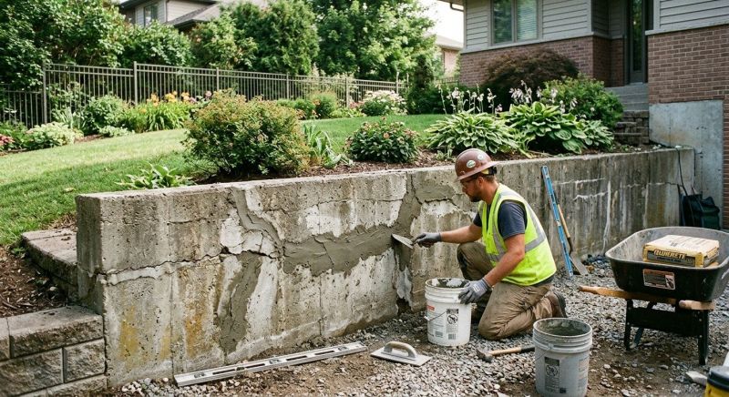 Retaining Wall Repair in Ellenwood, GA