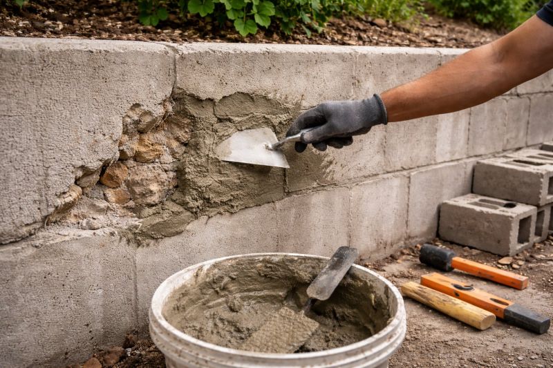 Retaining Wall Repair in Gay, GA