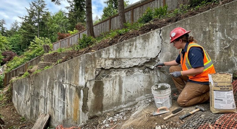 Retaining Wall Repair in Newnan, GA