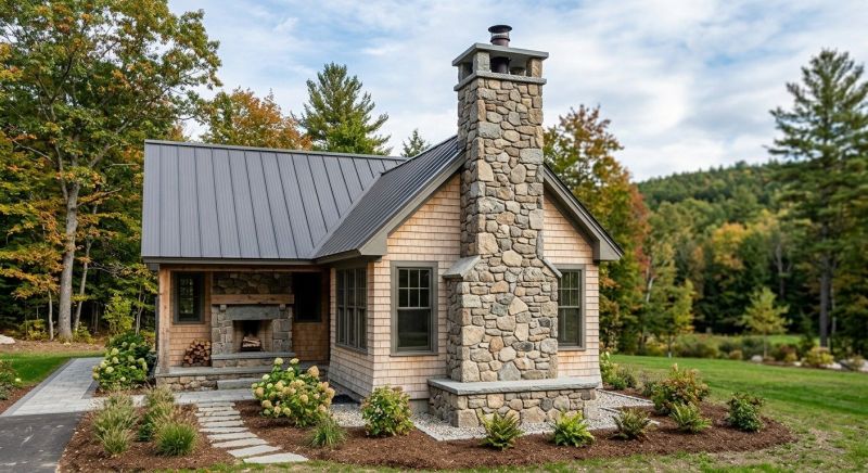 Stone Chimney Installation in Brooks, GA