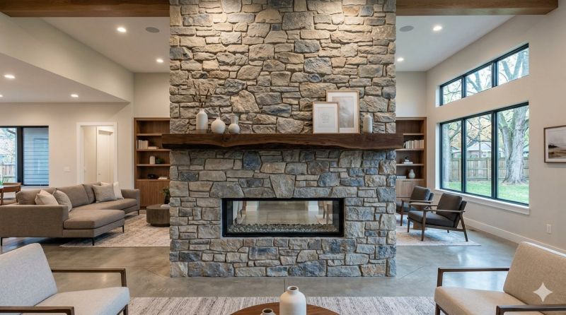 Stone Chimney Installation in Hampton, GA