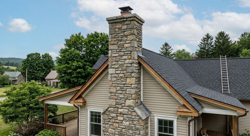Stone Chimney Installation in Fayetteville, GA