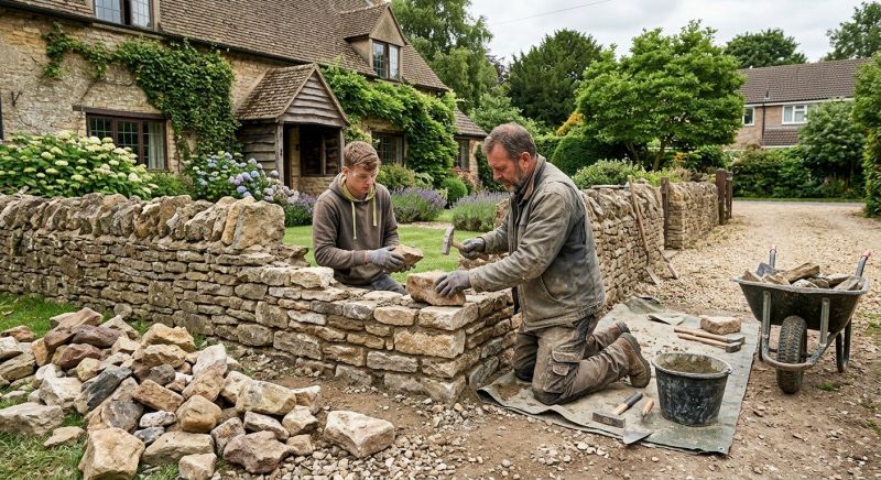 Stone Wall Repair in Ellenwood, GA