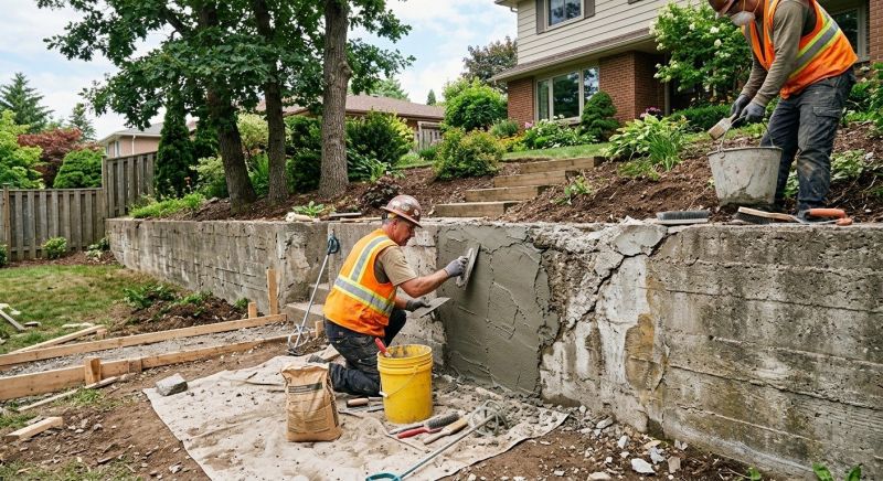 Retaining Wall Repair in Williamson, GA